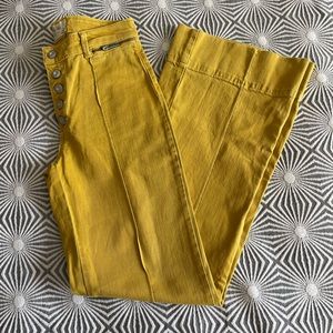 Free People wide legged jeans in EUC